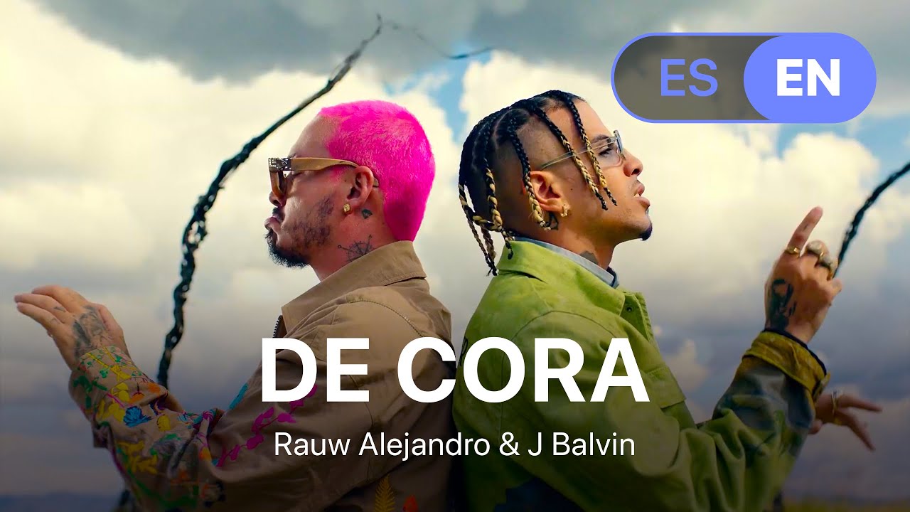 Rauw Alejandro y J Balvin dan la sorpresa al estrenar 'De Cora