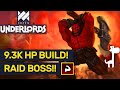 9.3K HP INSANE RAID BOSS!! Dota Underlords UNKILLABLE BRAWNY BUILD!!