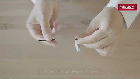 Remove and insert GN wax filters | For Professionals