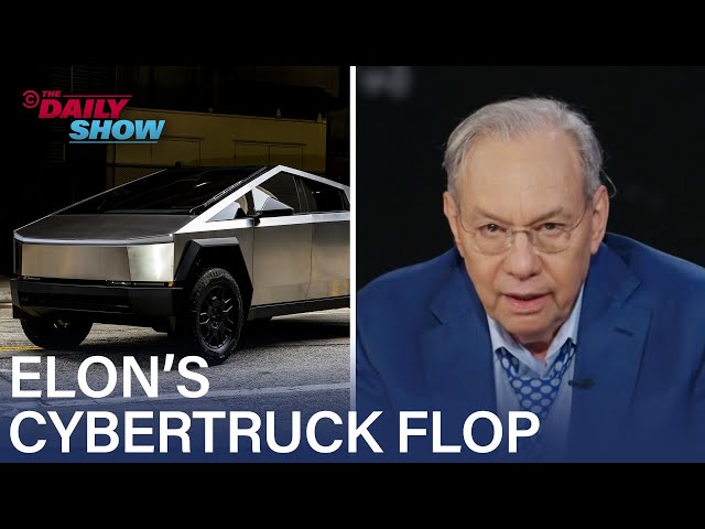 Lewis Black Gives Elon's Cybertruck Two Middle Fingers Up - Back in Black | The Daily Show class=