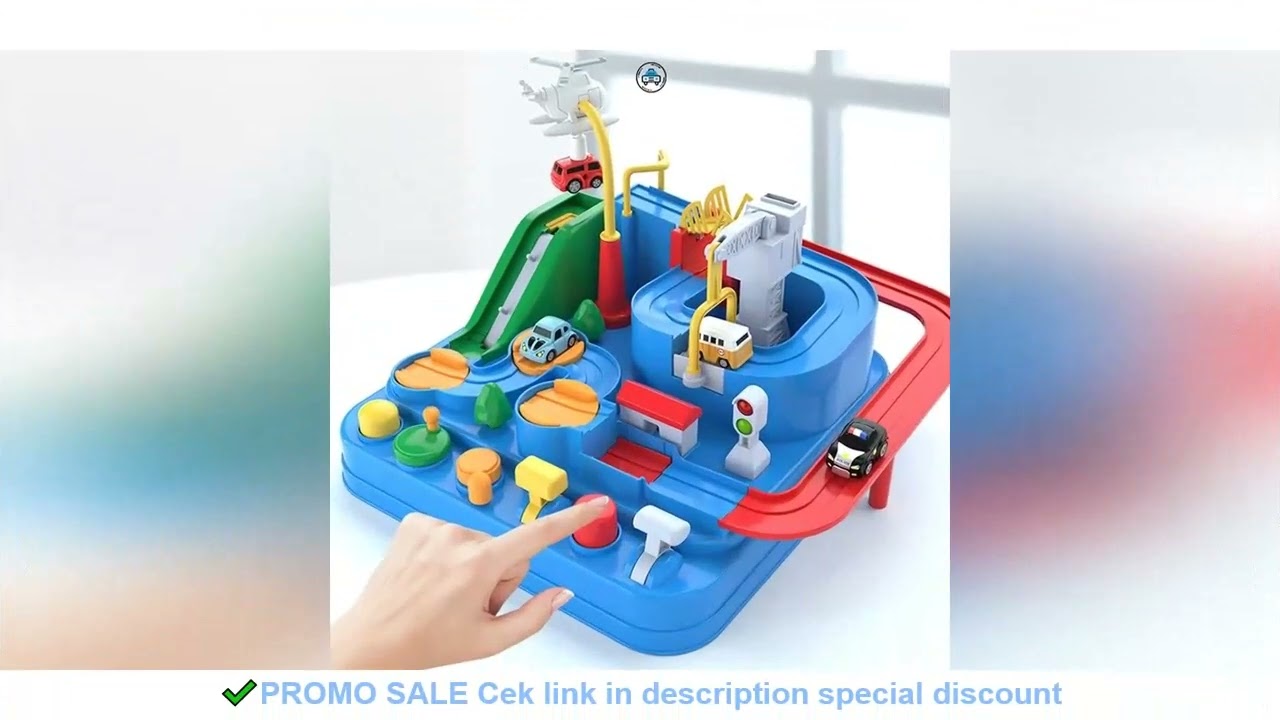 Racing Rail Car Model Educational Toys Children Track Adventure Game Brain Mechanical Interactive Tr