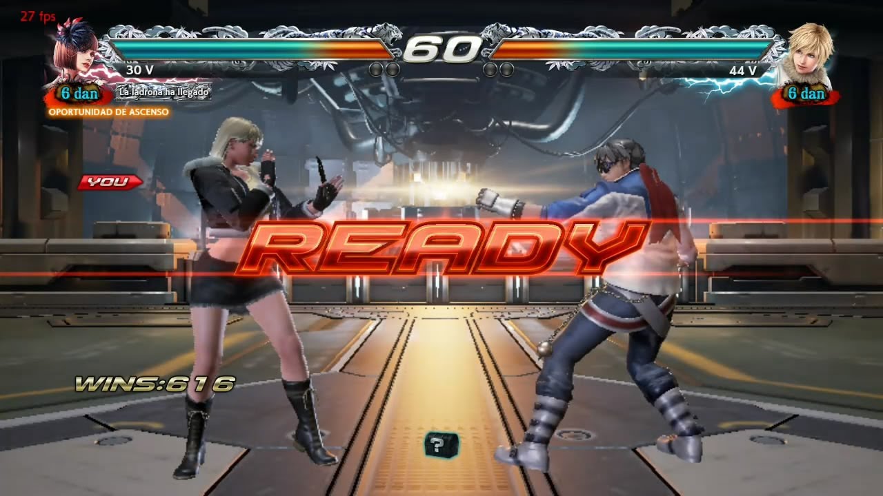 405_6 Anna Willians VS Leo - Tekken 7 ( Uchiha x24 ) PC sin Grafica