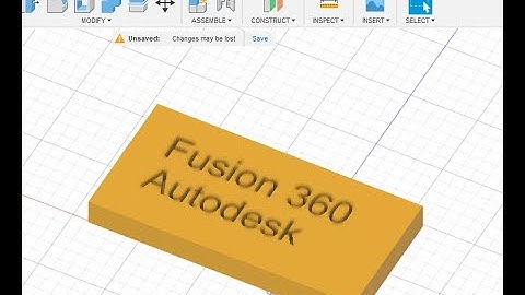 Fusion 360 Quick Tip: Creating 3D Embossed and Debossed Text