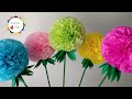 Jak szybko i prosto zrobić kwiaty z bibuły💐EASY CREPE PAPER FLOWER