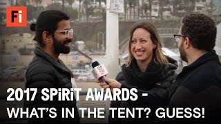 Tourists guess what's inside the Spirit Awards tent | Watch Feb 25 on IFC!