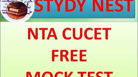 CUET Mock Test | General Aptitude  | NTA CUET 2022 Mock Test | CUET 2022 Preparation