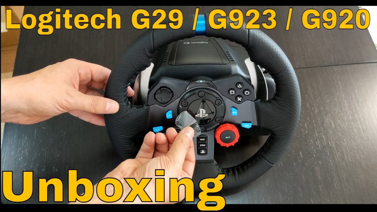 Logitech G29 Unboxing - G920 / G923 entry level SimRacing -