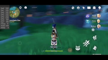 Genshin Impact mobile, performance mode on/off Huawei p40 lite