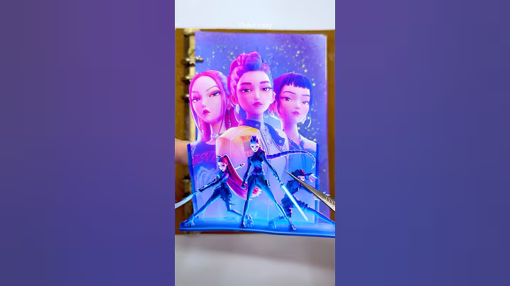 Scrapbooking | KPop Demon Hunters : HUNTR/X - Golden (Huntrix) | Journaling