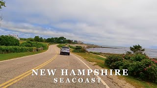 [4K] New Hampshire Seacoast: Hampton Beach & Rye - 4K Scenic Coastal Driving Tour