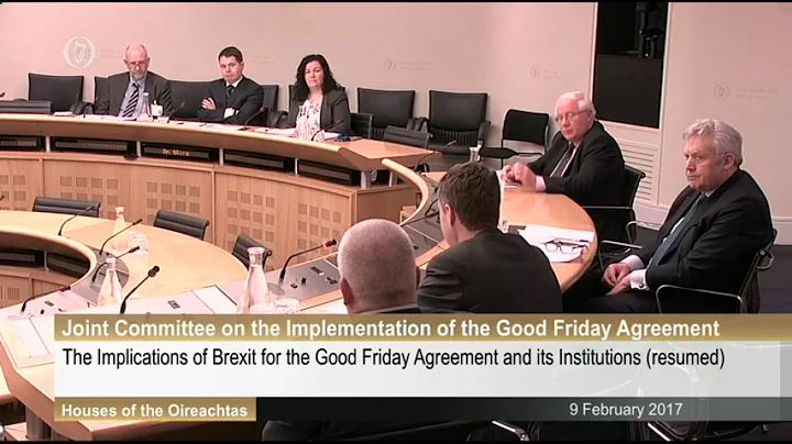 Good Friday Agreement Implementation Committee meeting 9th Feb