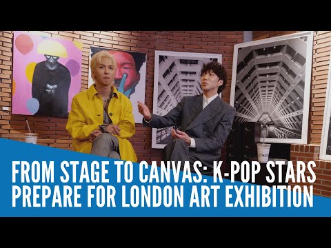 From stage to canvas: K-pop stars prepare for London art exhibition