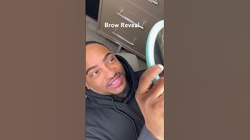 Airbrush Brow Reveal! 🥰 #atlanta #browreveal #brows #browtint