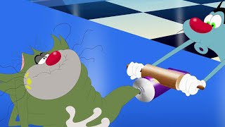 Oggy and the Cockroaches  CAT IN A TUBE  Full Episodes HD