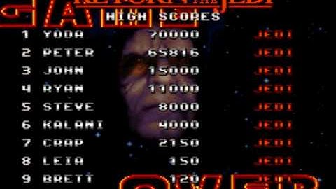 Game Over: Super Star Wars - Return of the Jedi