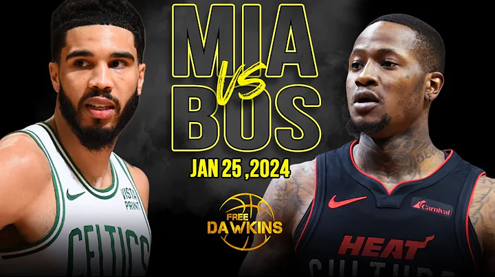 Miami Heat vs Boston Celtics Full Game Highlights | January 25, 2024 | FreeDawkins - DayDayNews