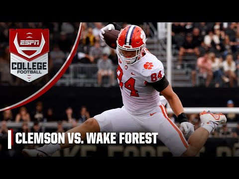 Clemson tigers vs. Wake forest demon deacons | full game highlights