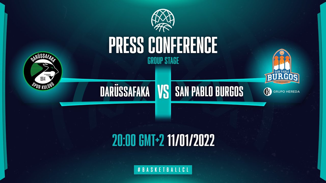Darüssafaka v Hereda San Pablo Burgos - Press Conf. | Basketball Champions League 2021-22