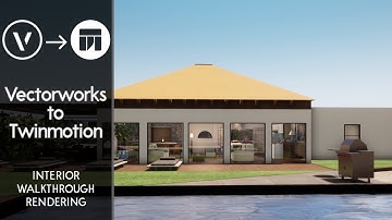 Vectorworks to Twinmotion animation - Island Villa project