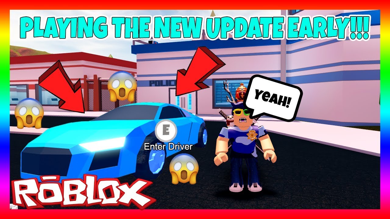 PLAYING THE NEW JAILBREAK SEASON 3 UPDATE EARLY!! - YouTube