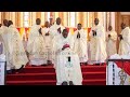 Newly Ordained Priests Bless the Archbishop & Congregation at Lubaga Cathedral Kampala Archdiocese