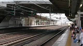 幸せの黄色い新幹線・ドクターイエロー、JR豊橋駅停車(下り）