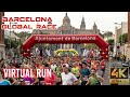 Virtual run  barcelona  global race  treadmill workout 048