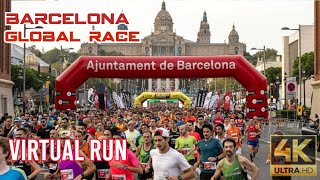Virtual Run | Barcelona | Global Race | Treadmill Workout #048