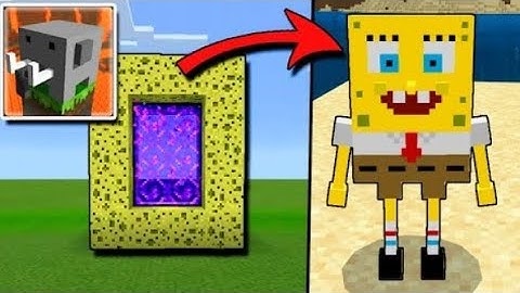 HOW to Make a PORTAL to the SpongeBob SquarePants in Craftsman: Building Craft