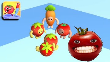 Fruit Rush Max Level - All Levels Gameplay (iOS & Android) Walkthrough Part 51