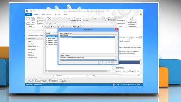 How to Create Distribution List in Microsoft® Outlook 2013 on Windows® 8