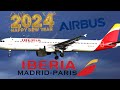 Last flight of the year 2023 trip report iberia a321 madrid barajas adolfo suarezparis orly