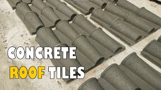 Concrete Roof Tiles | Crafting Concrete Roof Tiles | Yellow Skills