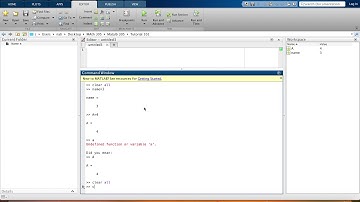 Matlab 2  create a scalar, vector, matrix