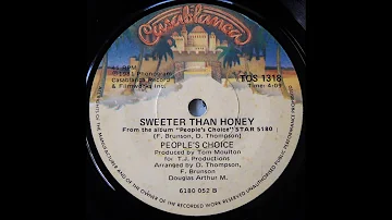 PEOPLE'S CHOICE   SWEETER THAN HONEY