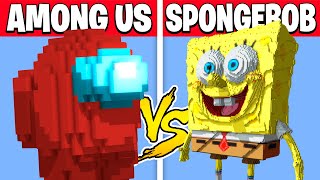 AMONG US vs SPONGEBOB – PvZ vs Minecraft vs Smash