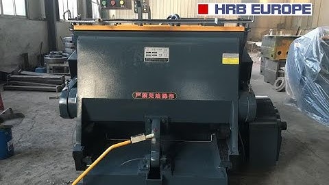 Manual Die cutting and Creasing Machine for cardboard Flat die cutter Semi auto | Cathyren channel