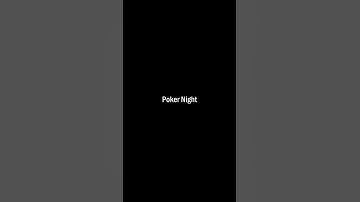 Poker Night - Animatic