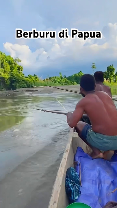 Berburu rusa di Papua, Kab. Mamberamo Raya.
