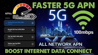 FASTER INTERNET DATA CONNECTION 5G APN SETTINGS SETUP FOR ALL NETWORK 2024 screenshot 4