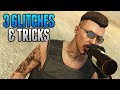 GTA 5 Online - 3 NEW GLITCHES &amp; TRICKS (Black Hole Glitch, Drunk FOREVER, T-Shirt Glitch)