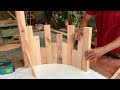 Inspiring DIY Ideas For Recycling Wooden Pallets // How To Make A Modern Simple Glass Loft Table