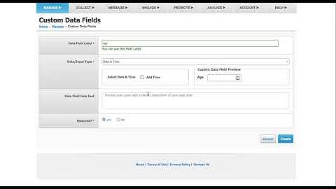 Custom Data Fields Tutorial Video