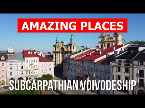 Travel to Subcarpathian Voivodeship, Poland | Cities, tourism, vacation, nature | Drone 4k video