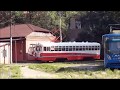 Трамвай - музей МТВ 82 002 следует в депо после праздничного рейса