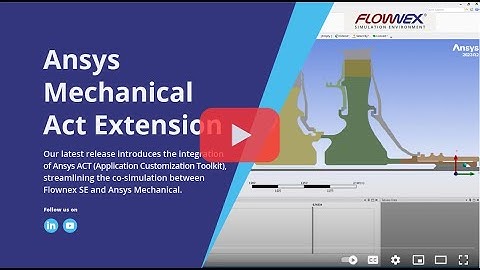 Ansys Mechanical ACT Extension