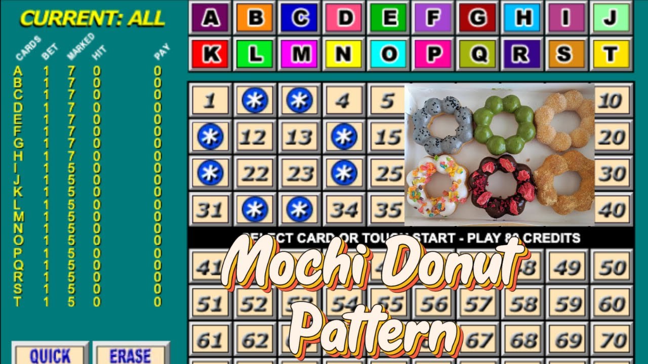 New Multicard Keno Pattern - Mochi Donut
