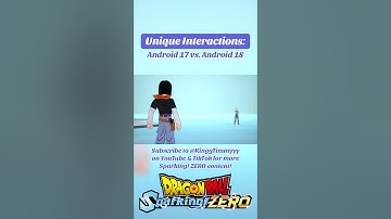 Unique Interactions — Android 17 vs. Android 18 #dragonball #sparkingzero #android17 #android18 #dbz