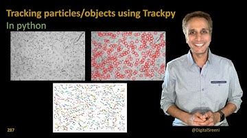 287 - Tracking particles and objects using Trackpy in python