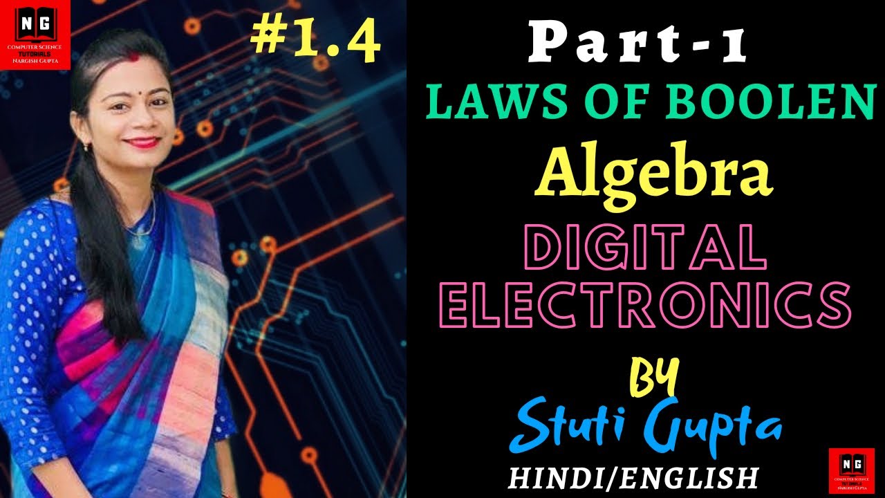 Laws of Boolean Algebra | Boolean Algebra | Digital Electronics | PART ...